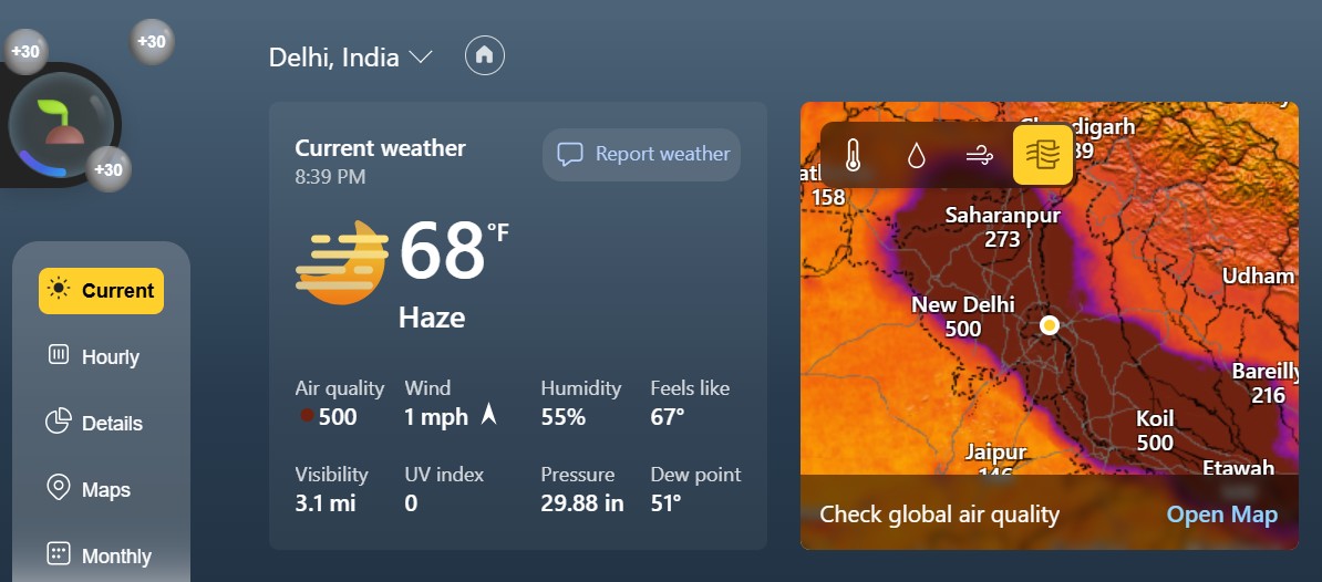 Weather Delhi